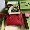 10a dames draagtas 20cm volledige handgemaakte bamboe draagtas echt lederen crossbody tas damestas handtas geometrische schoudertas dame boodschappentas met doos