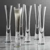 Ereganto Champagne Glasses Glitter Flutes Clear Cups Bubble Wine Tulip Cocktail for Bar Party Gift Wedding bubbly Wine Glasses 240127