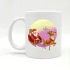 Mugs Christmas Gift Cup Ceramic Milk Coffee Moose Cartoon