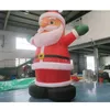 Groothandel gratis schip outdoor games activiteiten 6m 20ft grote opblaasbare kerstman Kerstman springkussens ballonnen voor vakantie reclame