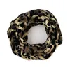 FS Black Gold Leopard Print Beanies for Men Cold Protection Women Ring Scarf Dual Purpose Outdoor Cycling Pullover Cap Gorras 240124