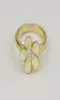 Fashion accessories18K gold platedsmall flower daisy punk mini midi ring jewelry for women men gift8317962