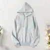 Herren-Kapuzenpullover, gemütliches Stoff-Sweatshirt, Unisex-Kapuzenpullover mit Kordelzug, aufgesetzter Tasche, elastischen Bündchen, weiches, warmes, mittellanges Winteroberteil für Stil