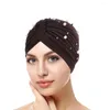 Berretti Turbante Musulmano Cappelli In Rilievo Perdita di Capelli Banadans Sciarpa Per Le Donne Abbigliamento Turbantes Para Mujer Quimioterapia