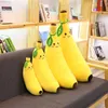 40-100 cm Giant Soft Cartoon Smile Banana Plush Toys Stuffed Fruit Cushion Pillow Creative Girls Valentine's Gift Plush Toy Doll 240122