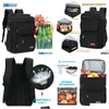 Ice Packs/Isothermic Bags Denuoniss Picnic Cooler Bag Large Capacity Cam Meal Thermal Backpack With Bottle Opener 100% Leakproof Ins Dhuqi