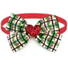 Dog Apparel Cute Wholesale Small Bow Ties Valentine's Day Pet Cat Adjustable Collar Supplies Holiday BowTie Grooming Products