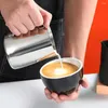Bouteilles d'eau mousseur à lait tasse en acier inoxydable pichet à mousse café Surface polie résistant à la Corrosion pour Baristas