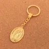 Keychains 10pcs Nuestra Senora Travel Protection Key Chain De Guadalupe DIVINO NINO Reinare Zinc Alloy Rings K330