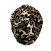 FS Black Gold Leopard Print Beanies for Men Cold Protection Women Ring Scarf Dual Purpose Outdoor Cycling Pullover Cap Gorras 240124