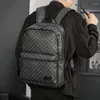 Sac à dos à carreaux pour hommes, Design à la mode, grande capacité, sac de voyage pour livres d'école