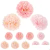 Decoratieve Bloemen Kransen 12 Stuks Hortensia Kunstbloem Decor Decoraties Hortensia's Nep Diy Voor Feest Zijden Doek Drop Delivery Otcot