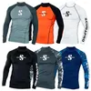 Dames Zwemkleding Heren Rash Guard Surfpak UV-zonbescherming Lange mouwen Duikpakken Sneldrogend Basic Skins Zwemmen Strak shirt Sport