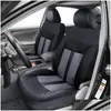 Coprisedili per auto Ers Plus Size Pelle PU adatta per la maggior parte degli accessori per camion Suv Cuscino interno Er Drop Delivery Automobili Motociclette Otcqw