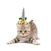 Cat Costumes Hat Headband Decor: Horn With Adjustable String For Puppy Party Daliy Decoration