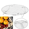 Tools Heavy Duty Stainless Steel Cross Wire Barbecue Grill Round Cooking Rack 10 63in Great For Daily Use And Needs