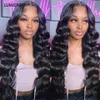 30 40 tum Loose Deep Wave Bundles Brazilian Raw Human Hair Weave 134 Buntle Deals S for Women 240130