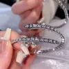 European and American zircon snake shaped opening bracelet with internet celebrity Instagram cool and elegant temperament high-end feeling bracelet niche fashion