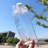 Water Bottles 500ML Bottle Creative Transparent Milk Cup Drinkware Container For Student Children Adults Climbing Tour Hiking School