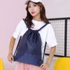 Borse da esterno Borsa colorata Oxford con coulisse Zaino impermeabile in nylon di grande capacità Corda spessa Sport Fitness