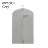 Boîtes de rangement sac à vêtements vêtements poussière vêtements couverture PEVA placard organisateur noir gris anti-poussière suspendus manteau costume robe