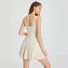 Lu Shorts Aligh Casual Dresses Tennis Dress Basic Women Sleeveless Sports Sy