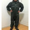 Raincoats Conjoined Raincoat Coverall Hat Oil-Resistant Clothing Biker Men's Rain Jacket Clothes Poncho Suit Gear