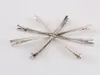 200pcslot 47mm Single Prong Metal Alligator Hair Clips Hairpins Korker Bow for Women Girl Party Fascinator Hat Hair Accessories F6907550