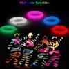 1M LED EL Wire Light Strip Battery Neon Glowing String Lights DIY Rope Tube Halloween Blacklight Multicolor Party Decor