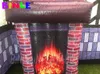 Marque 6x6x3.5mH (20x20x11.5ft) pub irlandais gonflable avec cheminée tente de Bar portable pour les anniversaires d'été, les fêtes de mariage