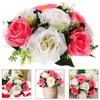 Decoratieve bloemen 1pc Kunstbloem Balstuk Boeket Bruiloft Centerpieces Tafel Faux Kamer Woondecoratie Hoge kwaliteit