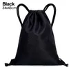 Borse da esterno Borsa colorata Oxford con coulisse Zaino impermeabile in nylon di grande capacità Corda spessa Sport Fitness