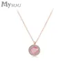 Necklace Female Chain Fashion Pink Girl Sweet Cute Simple Clavicle Elegant Temperament To Give Girlfriend Gifts1757453