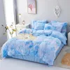 Plush Duvet Cover Pillowcase Warm And Cozy Bedding Three-Piece Set of Skin-friendly Fabric for Single And Double Beds 240127