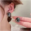 Stud Earrings Kaitin Highlighted Pearl For Women Retro French Versatile Premium Earring Elegant Style Light Luxury Jewelry Drop Delive Otixt