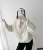 Frauen Yoga Trichterhals Jacke Halbreißverschluss Mantel Übergroße Kleidung Daumenloch Sportbekleidung Gym Workout Kapuzen Top Fitness Outfits Lauf Hoodies