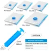 8/4 PACK Vacuum Bag Package Vacuum Storage Bags Space Saver for BeddingPillowsTowelClothes Travel Storage Bedroom Organizer 240125