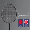 Carbon Fiber Badminton Rackets 4U Professional Offensive Type Rackets With Bags Strings 22-30LBS Racquet Speed Sports 240122