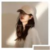 Boll Caps CMAO08 Four Seasons Baseball Women Men Cotton Black White Cap Justerable Outdoor Sport Hat 230211 Drop Delivery Fashion AC DHYN7
