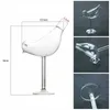 2PcsSet Bird Champagne Glass Creative Molecular Smoked Cocktail Goblet Glasses Party Bar Drinking Cup Wine Juice Cup 150ml 240127