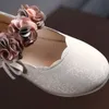 Filles chaussures en cuir automne mode fleur enfants princesse chaussures talons plats Floral petite fille chaussures taille 22-31 SKQ001 240125