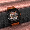 Armbandsur Tsar Bomba316L Bezel Men's Mechanical Watch Luxury Sapphire Crystal Mirror 50m Waterproof Luminous
