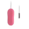 Mini vibrateur d'urètre dilatateur rose en acier inoxydable bouchon étanche sonde d'urètre oeuf vibrant 10 fréquence masturbation jouet sexuel 240130