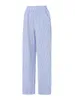 Pantaloni da donna Donna S Y2K Lounge Pigiama a righe in vita elastica con tasca Casual sciolto per uscire per streetwear