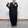 Etnik Giysiler F362ABAYA DUBAI Lüks Müslüman Kadınlar Yarasa Kolları Türkiye Duası Mütevazı Elbise Kadın İçin Hicap Kaftan Ramdan Kimono Robe