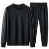 Brand Men Casual Sport Running Sets Jacket Pants 2 Piece Tracksuit Trendy Sportswear Korean Clothing Training Suit 240202