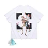 2024 NOWOŚĆ OFF THE T-SHIRTS Designer Luksus Offs White Classic T Shirt Strzałka Graffiti Bluza Męki i kobiety T-shirty moda TEE TEE MISE STYLE HIP HOP T-shirt