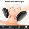 Professionell vibrationsmassager Barbershop trådlös handhållen värme USB laddning av kroppens hals bakåt ansikte 240118