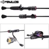 Mavllos Delicacy Solid Tip Bass Spinning Rod Carbon Ultralight BFS Casting Rod Lure 0.6-8g/0.8-10g UL/L Tips Trout Fishing Rod 240125