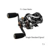 Carretilhas de arremesso King Gka200 Pro Reel Fishing Reels7181 Gear 9Kg Drag Power 61 Bb Clicker Sound Baitcaster Betriel 240119 Drop Delive Otdxk